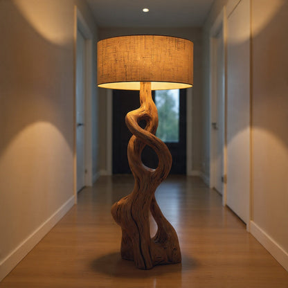 The "Aura" Sculptural Driftwood Floor Lamp