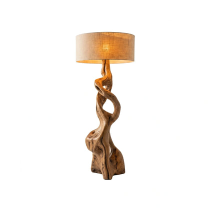 The "Aura" Sculptural Driftwood Floor Lamp