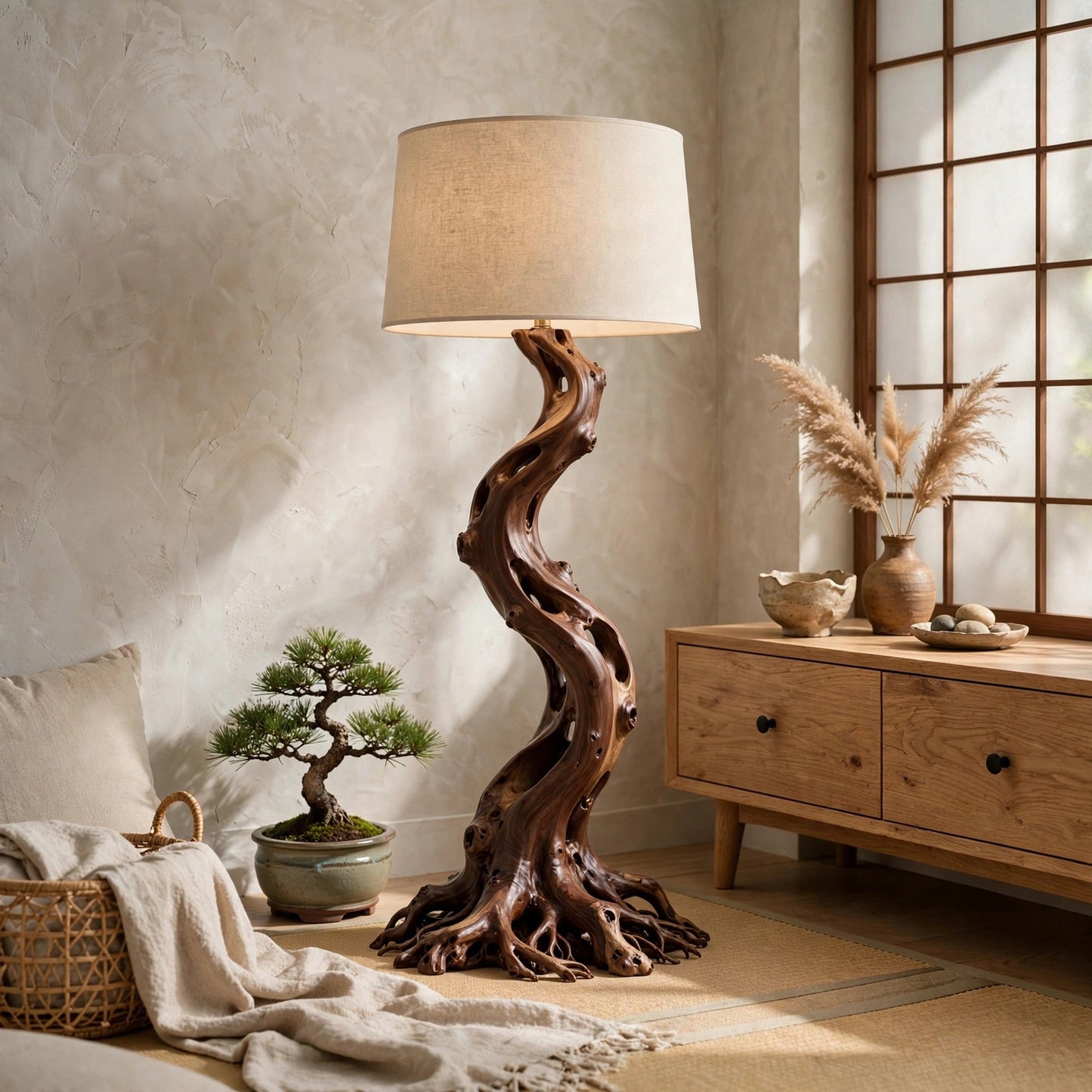 The Bonsai Root Sculptural Table Lamp